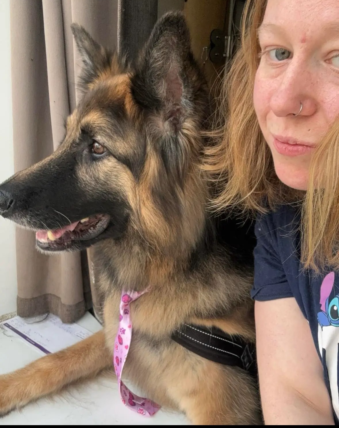 Olivia with a doodle at Paws to Perfection